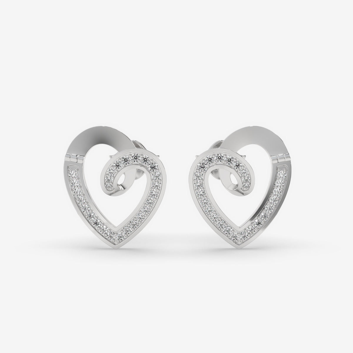 The Heartbeat Stud Earrings