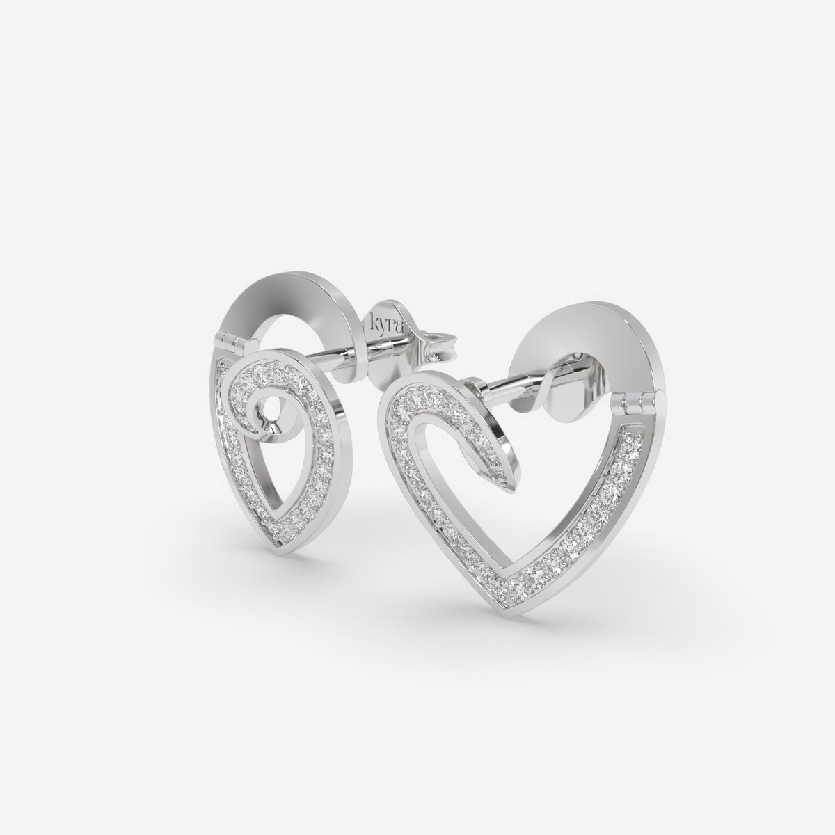 The Heartbeat Stud Earrings