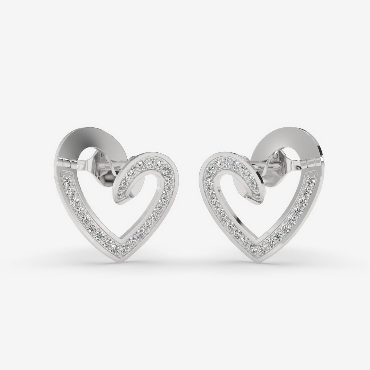 The Heartbeat Stud Earrings