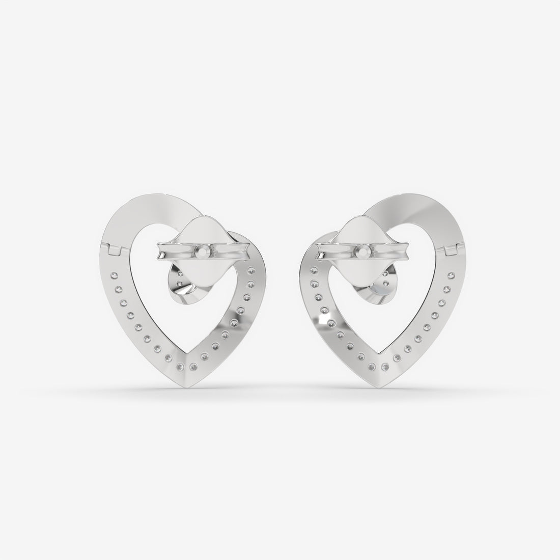 The Heartbeat Stud Earrings