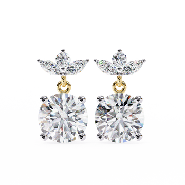 Trinity Solitaire Earring