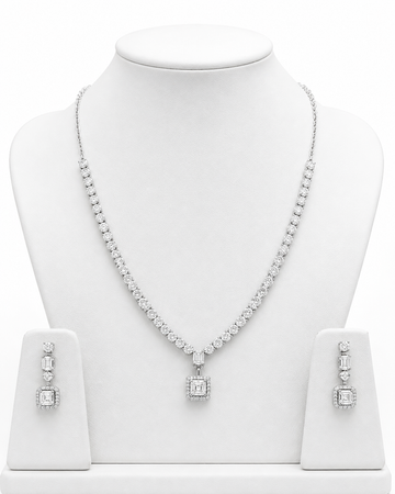 Celeste Diamond Necklace Set