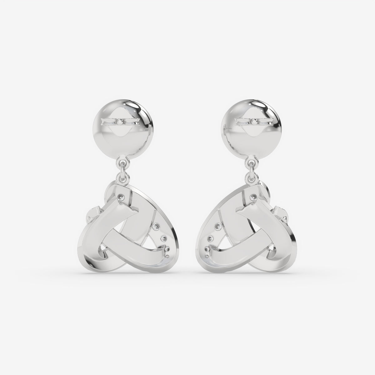 The Light & Knot Drop Earrings