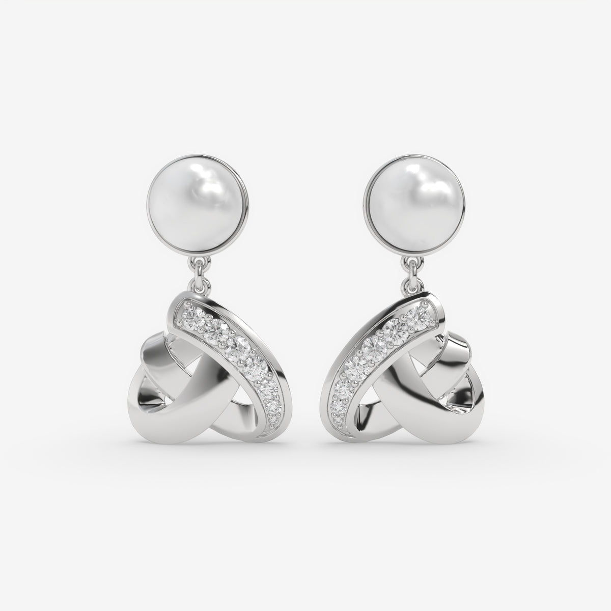 The Light & Knot Drop Earrings