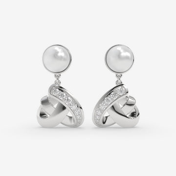 The Light & Knot Drop Earrings