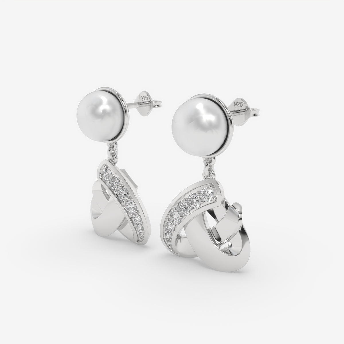 The Light & Knot Drop Earrings