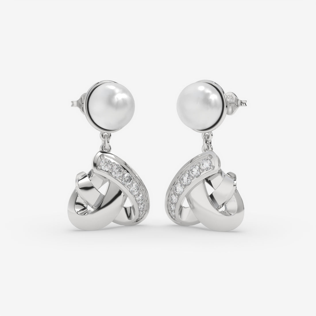The Light & Knot Drop Earrings