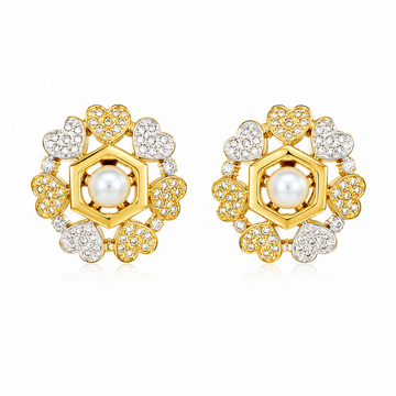 Pearl Petal Studs