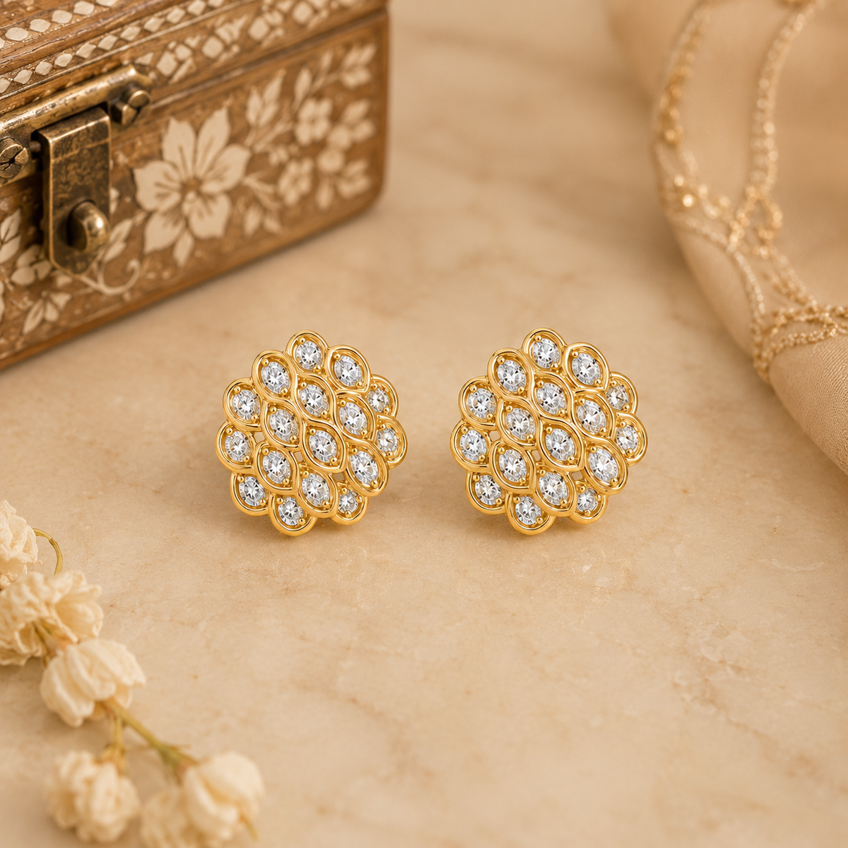Starlit Bloom studs
