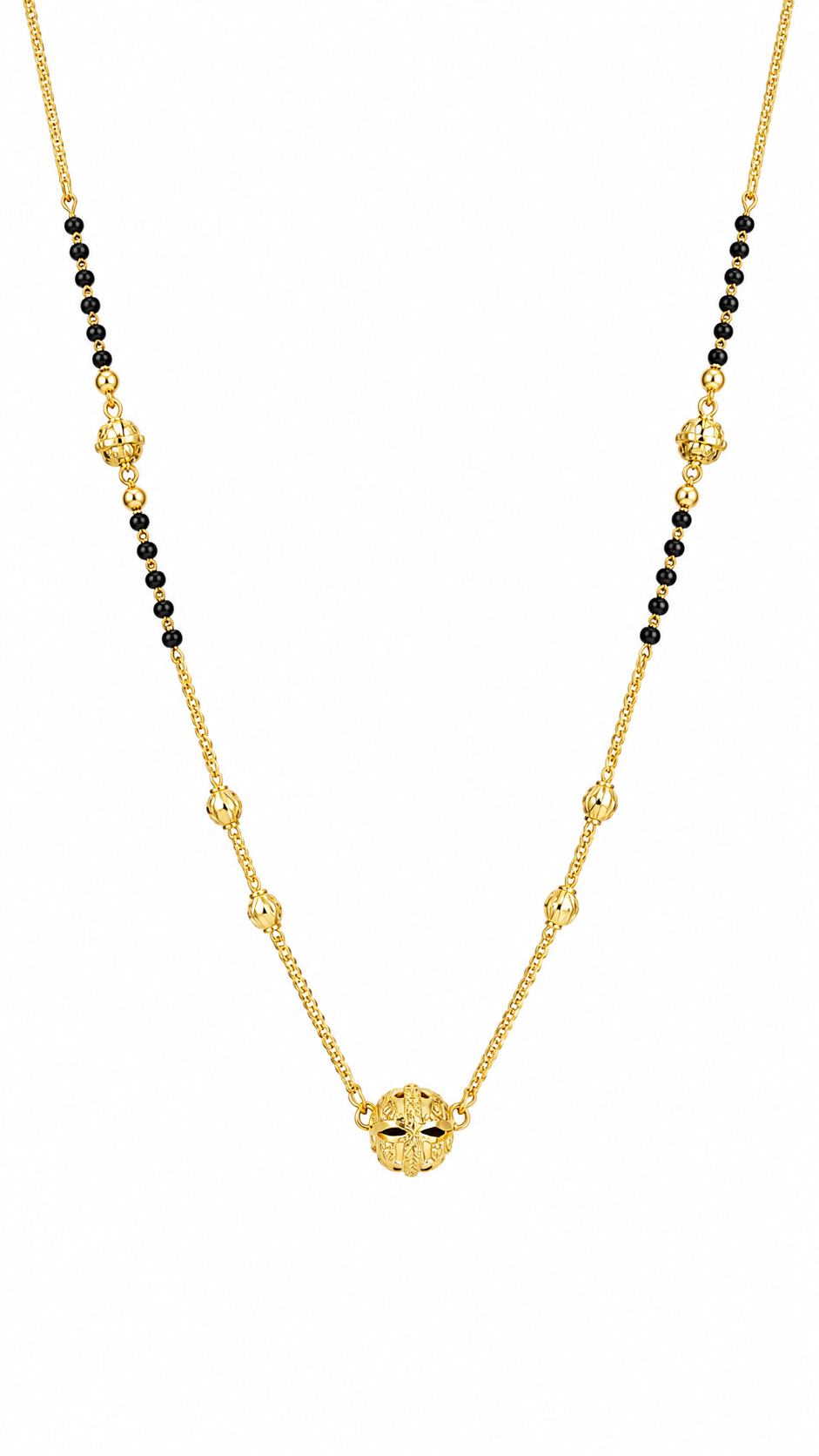 Classic Gold Bead Mangalsutra