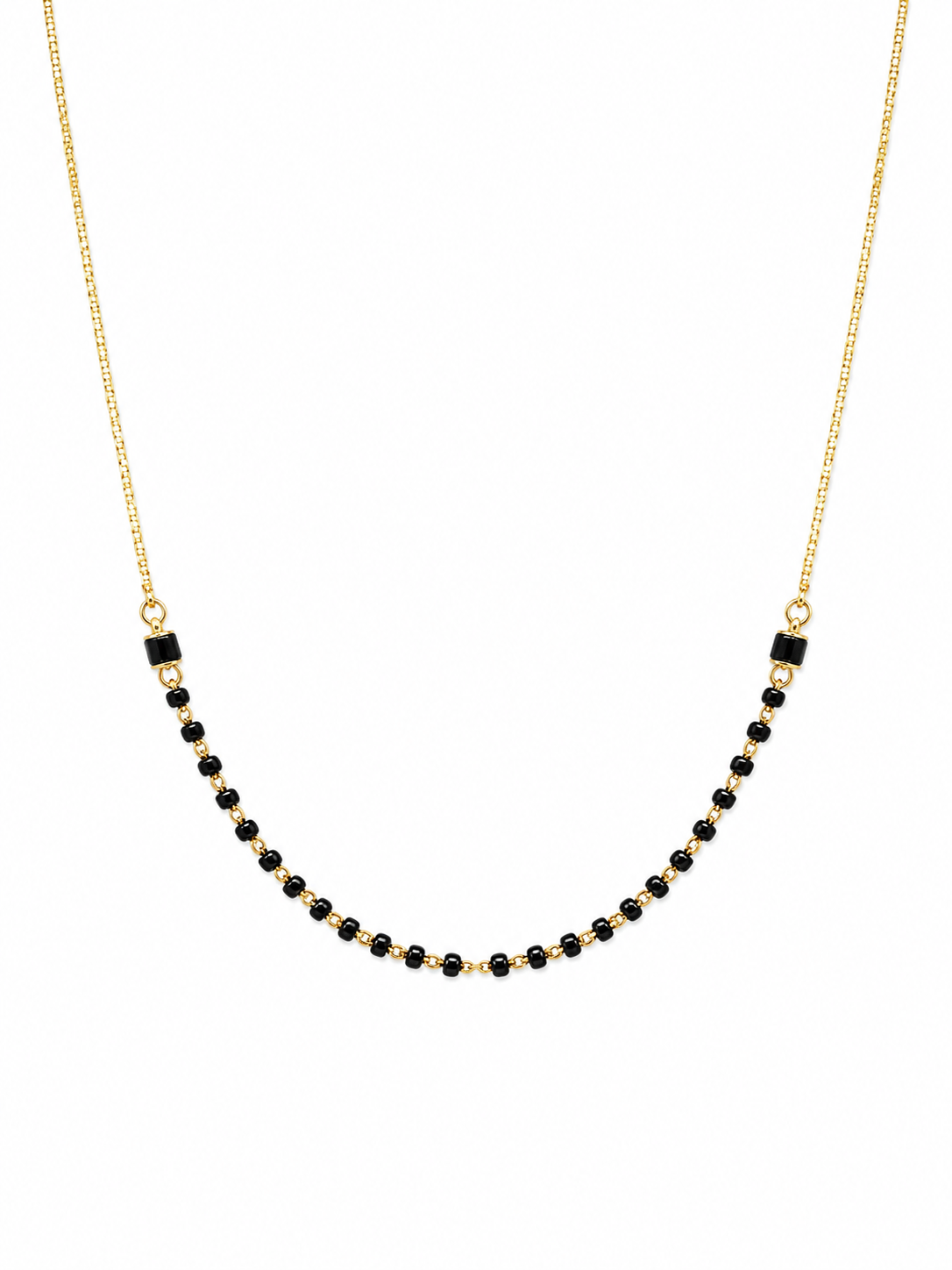 Black bead Mangalsutra chain