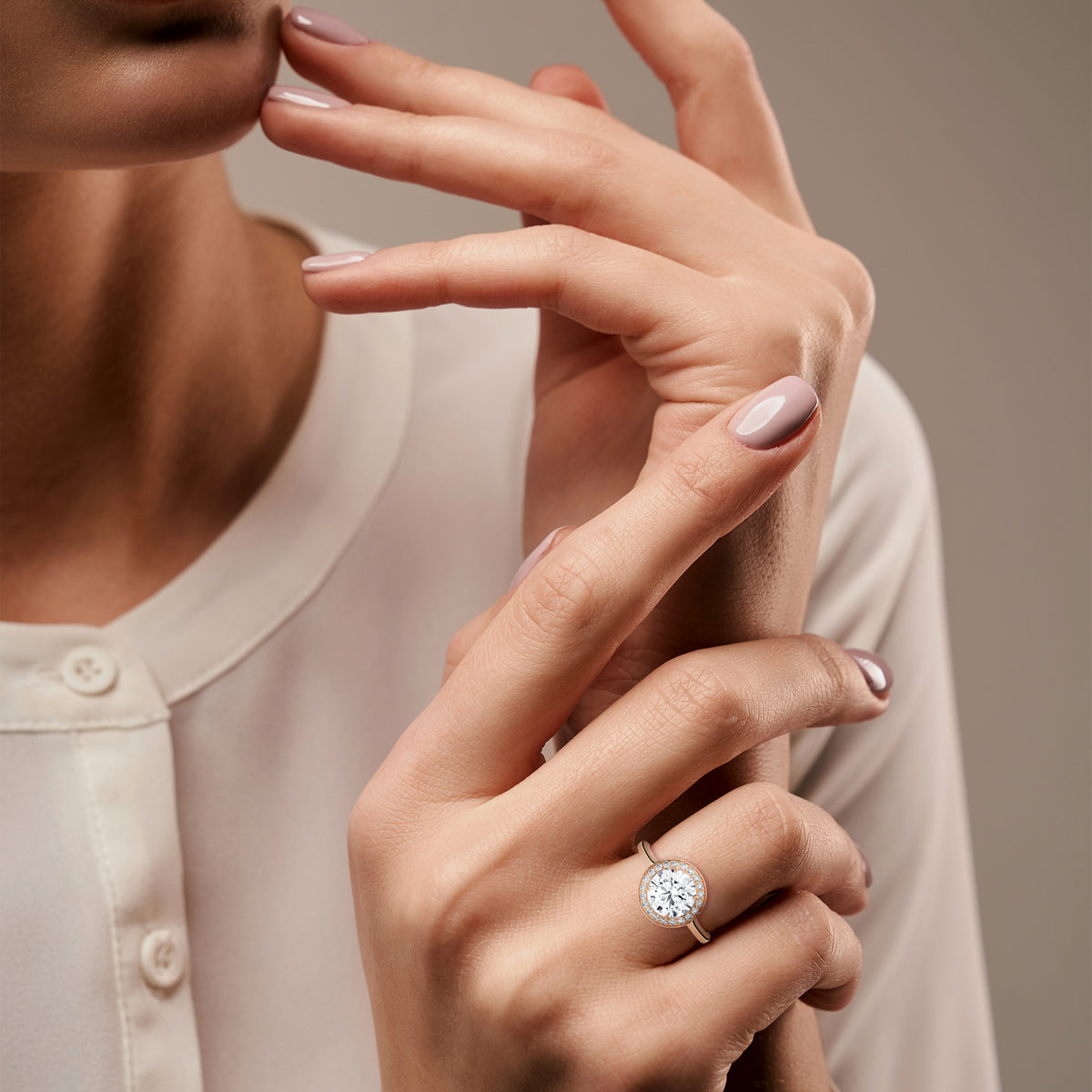 Genevieve Halo Ring