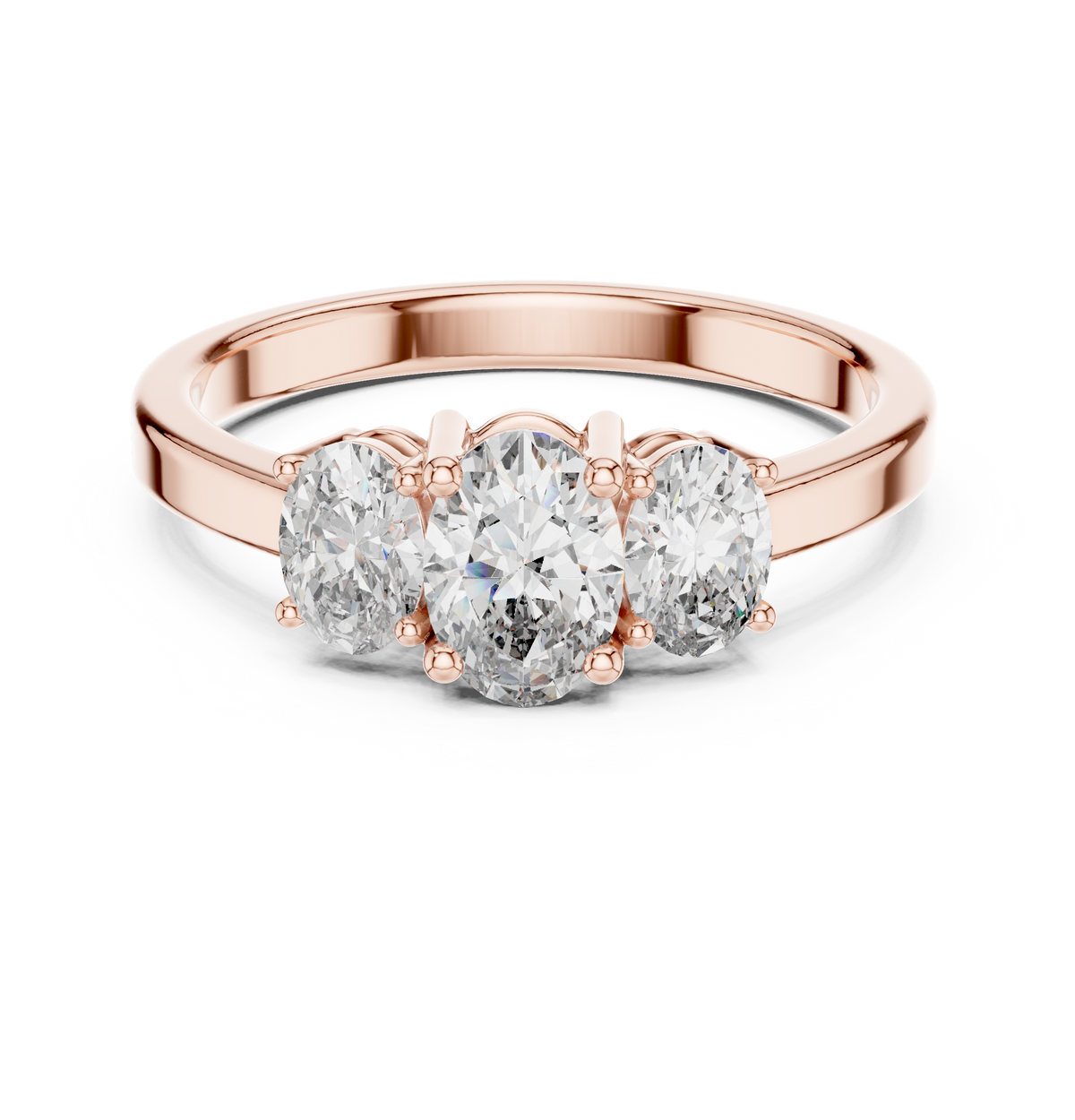 Samantha Three Stone Ring