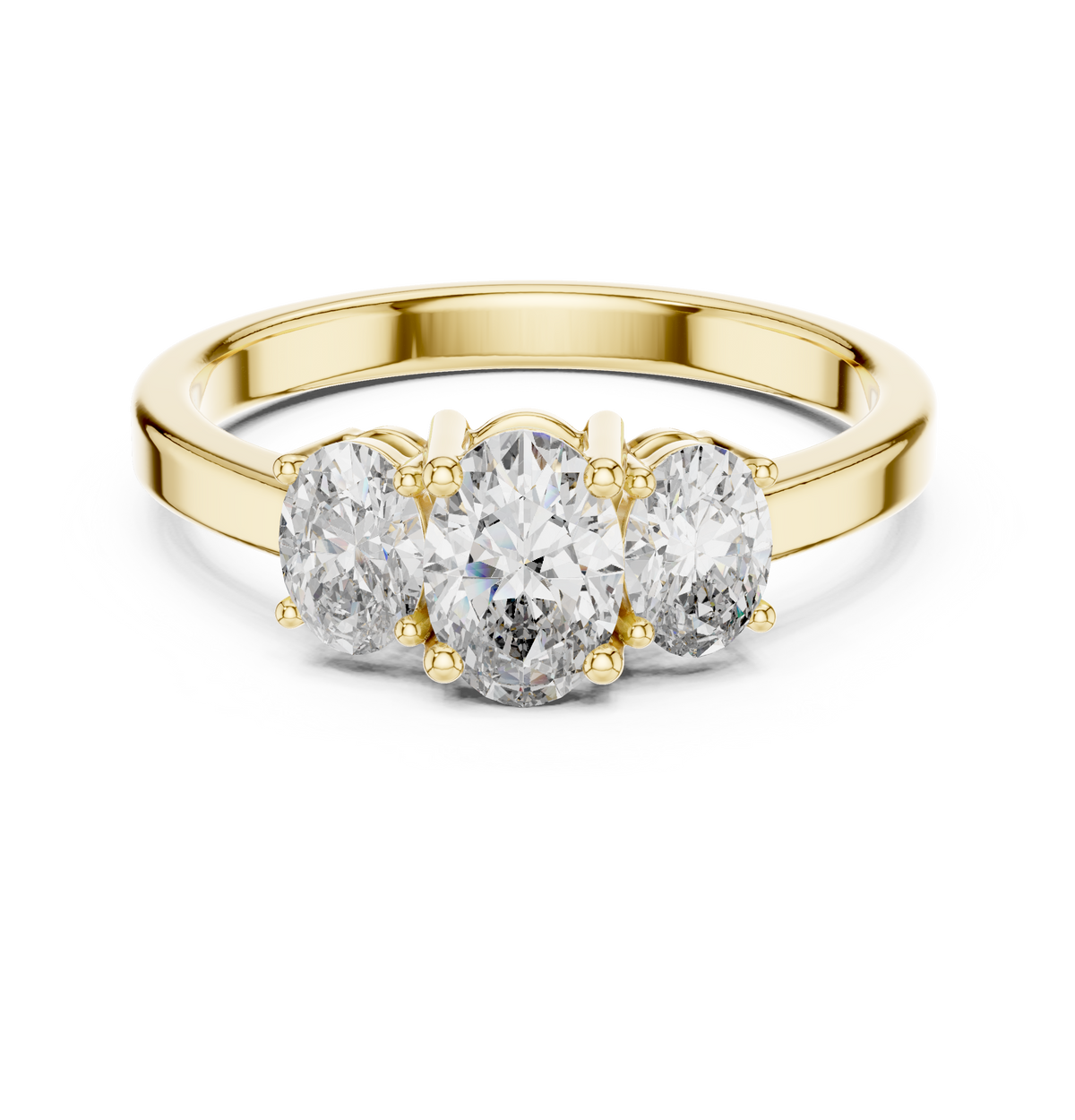 Samantha Three Stone Ring
