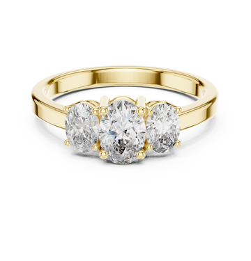 Samantha Three Stone Ring