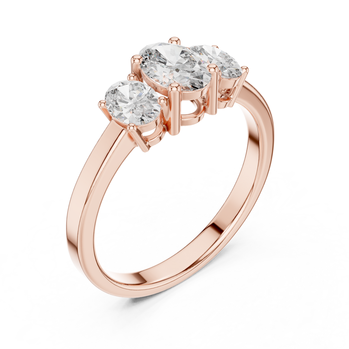Samantha Three Stone Ring