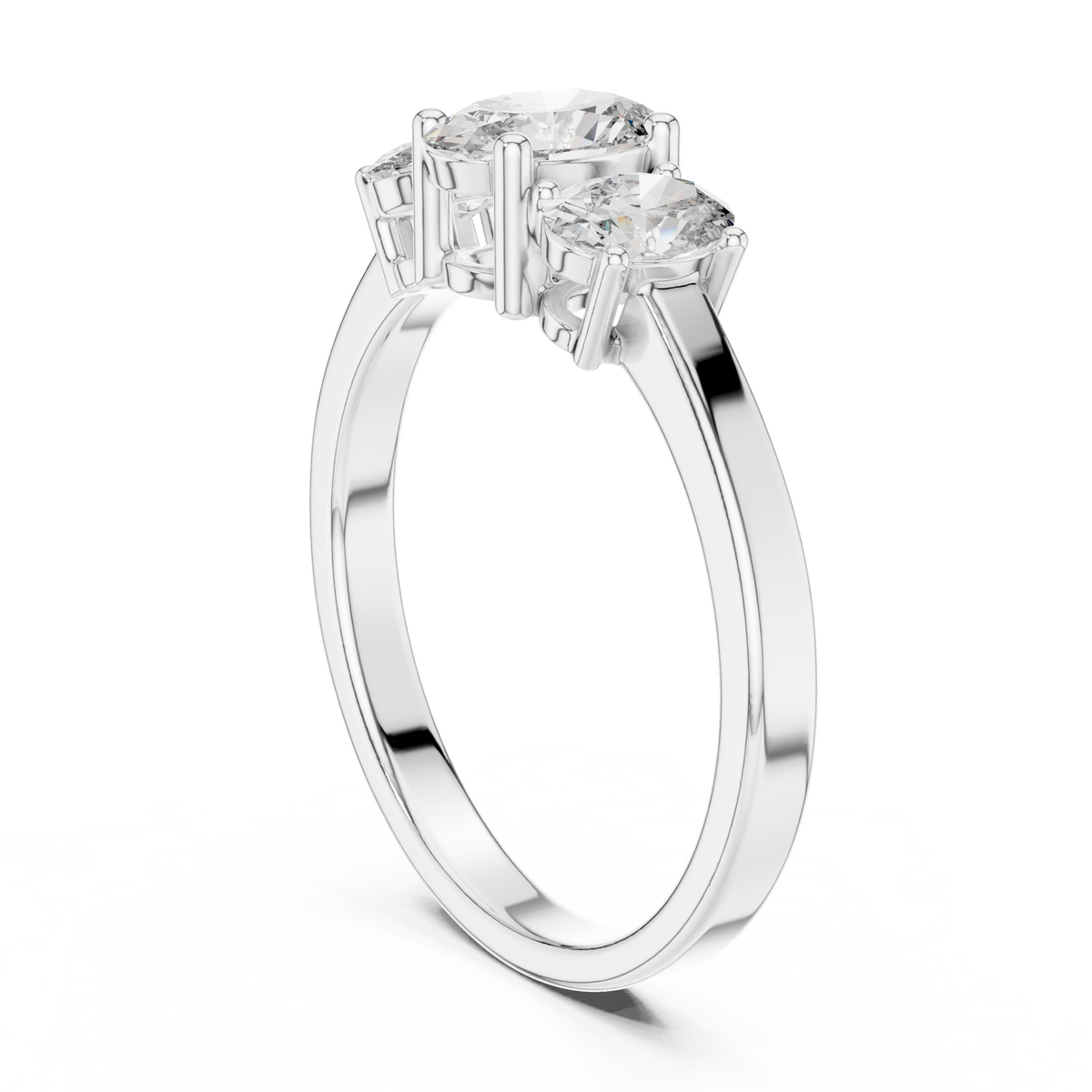 Samantha Three Stone Ring