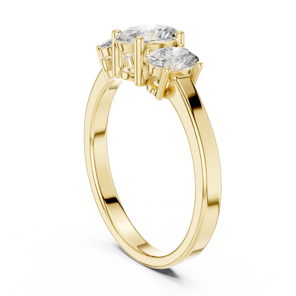Samantha Three Stone Ring