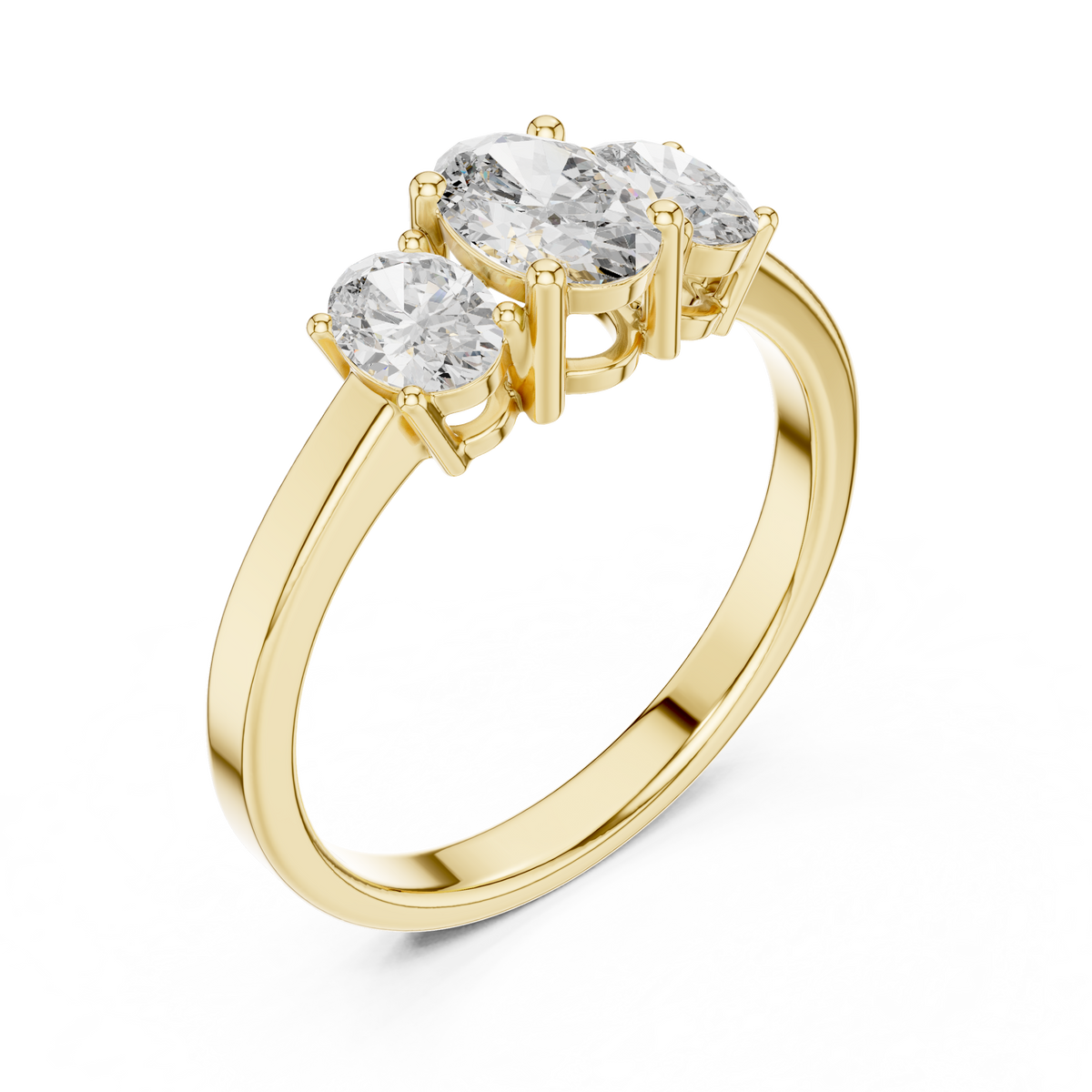 Samantha Three Stone Ring