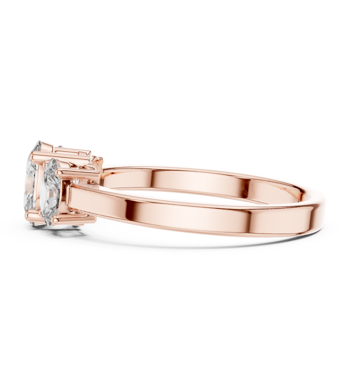 Samantha Three Stone Ring