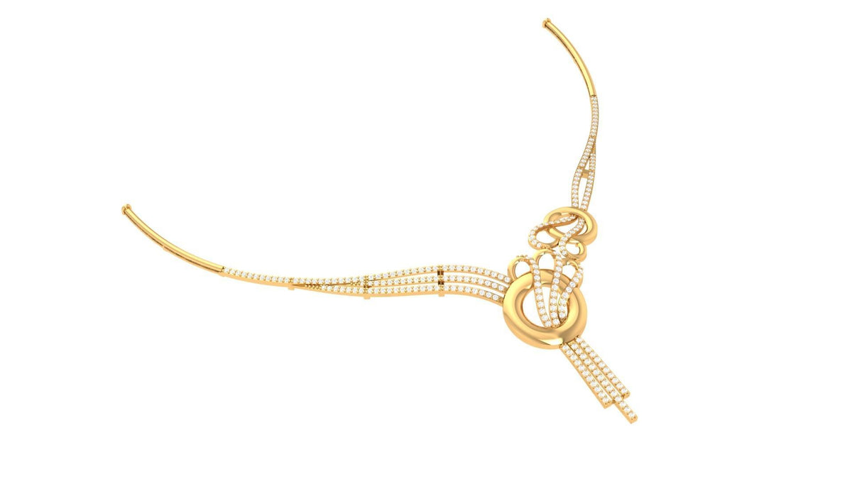 Zinnia Diamond Necklace