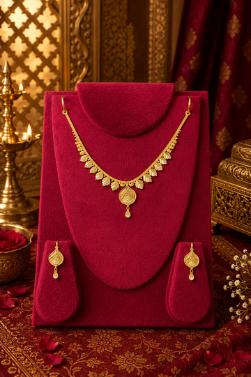Vanika Leaf Necklace