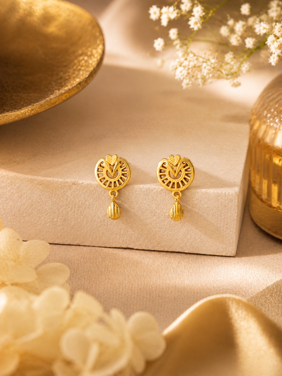 Hridaya Drop Earrings