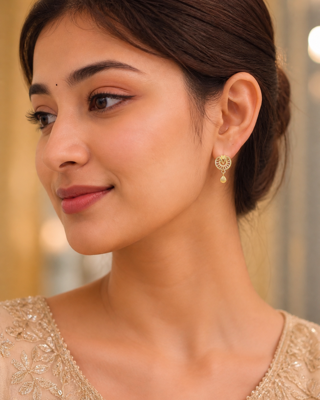Hridaya Drop Earrings