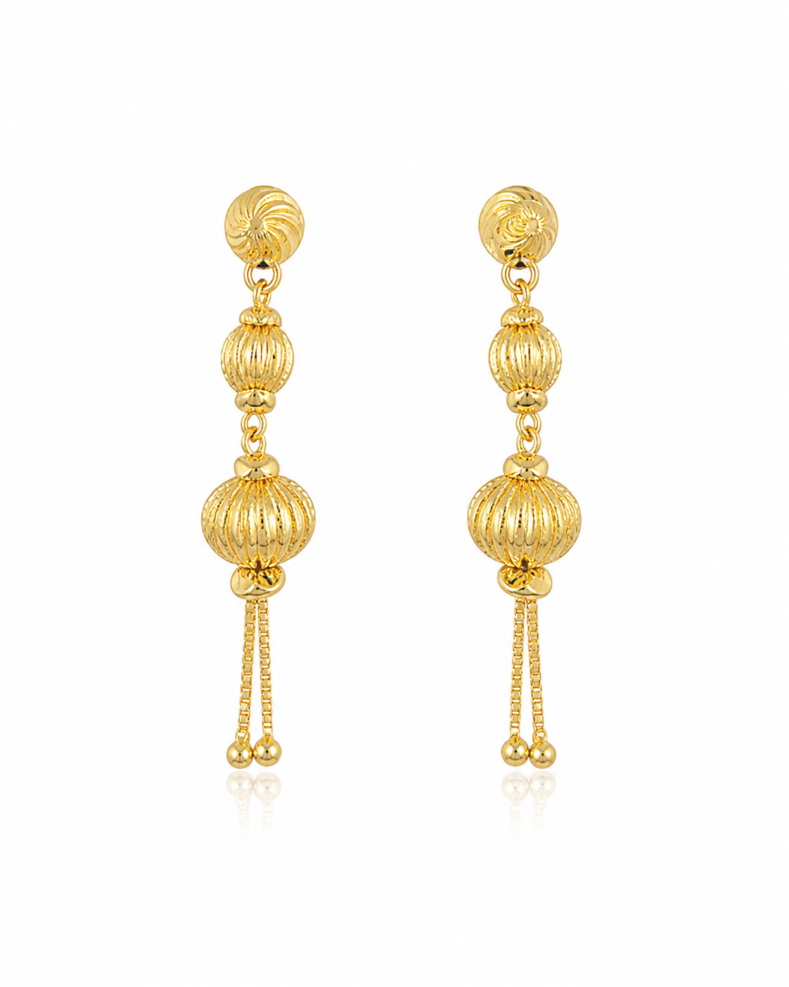Sunehri Tassel Drops