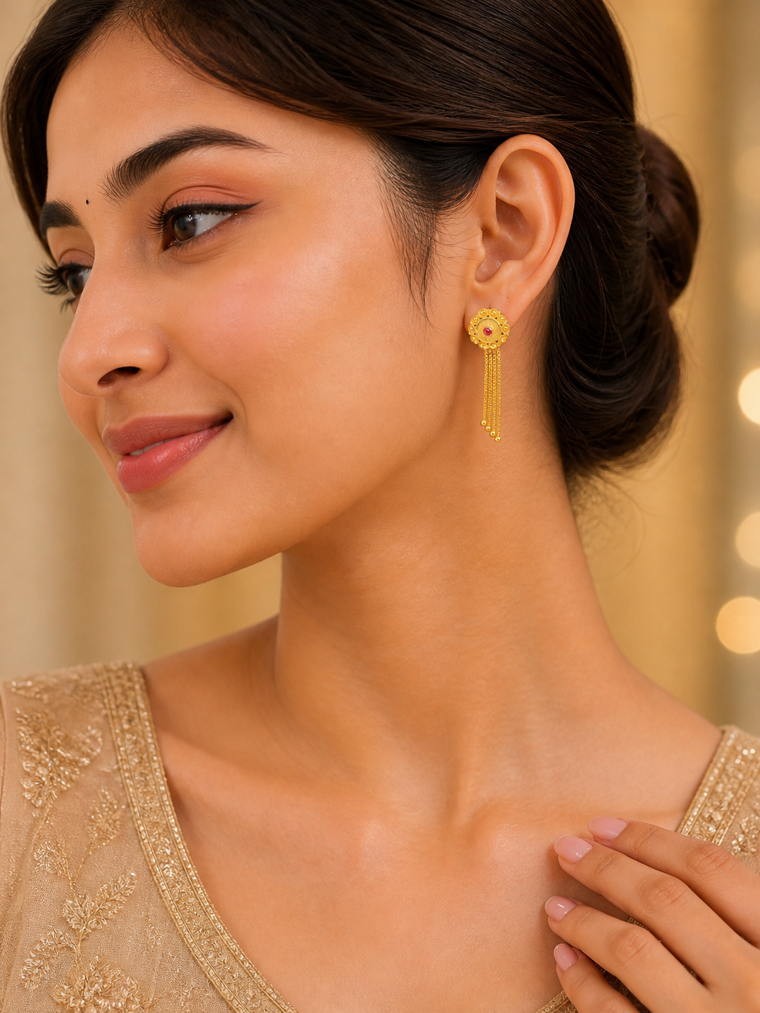 Rajwadi Tassel Earrings