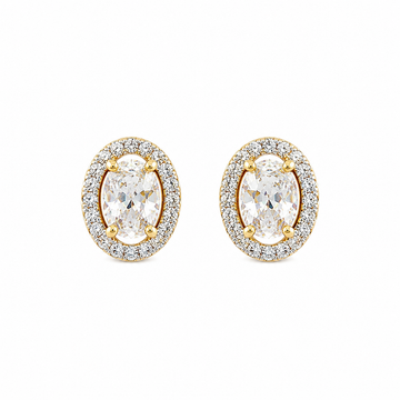 Halo Spark Stud Earrings