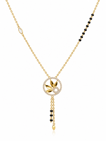 Floral Circle Mangalsutra
