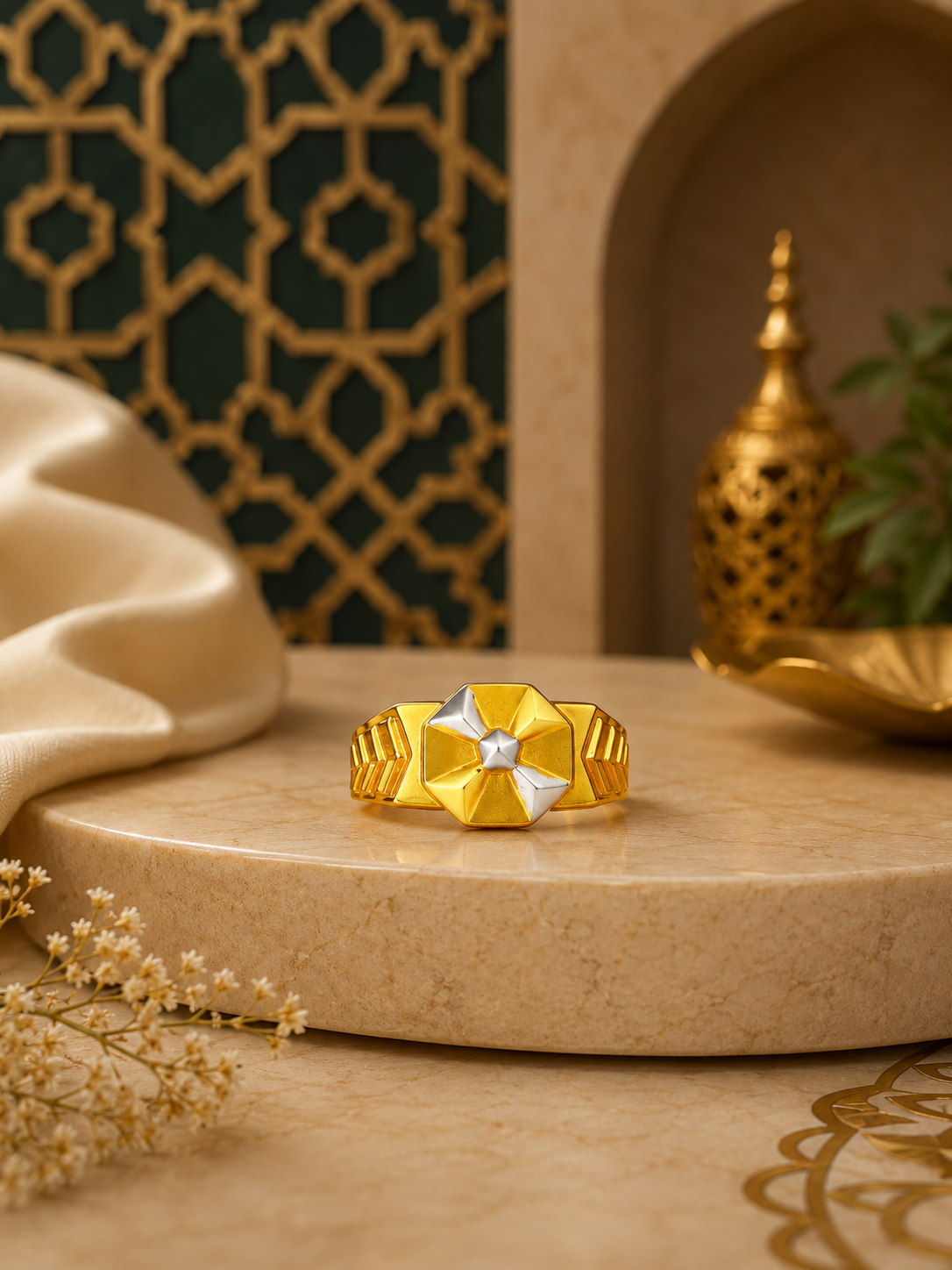 Royal Crest Dual-Tone Ring