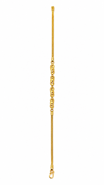 Golden Charm Chain Bracelet