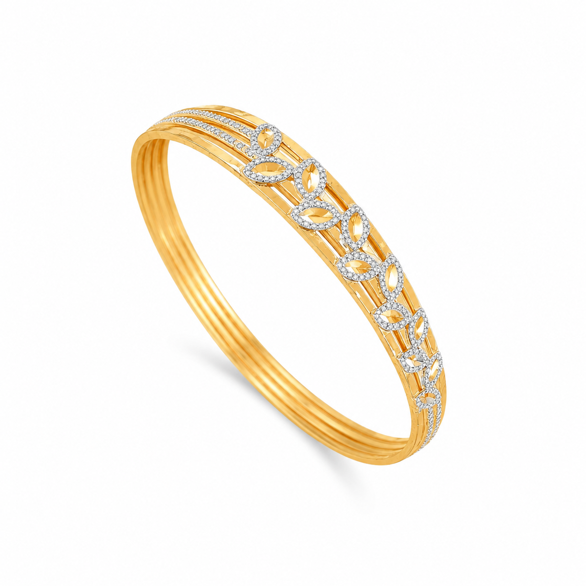Leaf Lattice Bangle