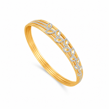 Leaf Lattice Bangle