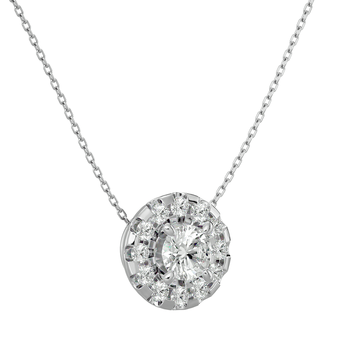 Jacqueline Solitaire Pendant