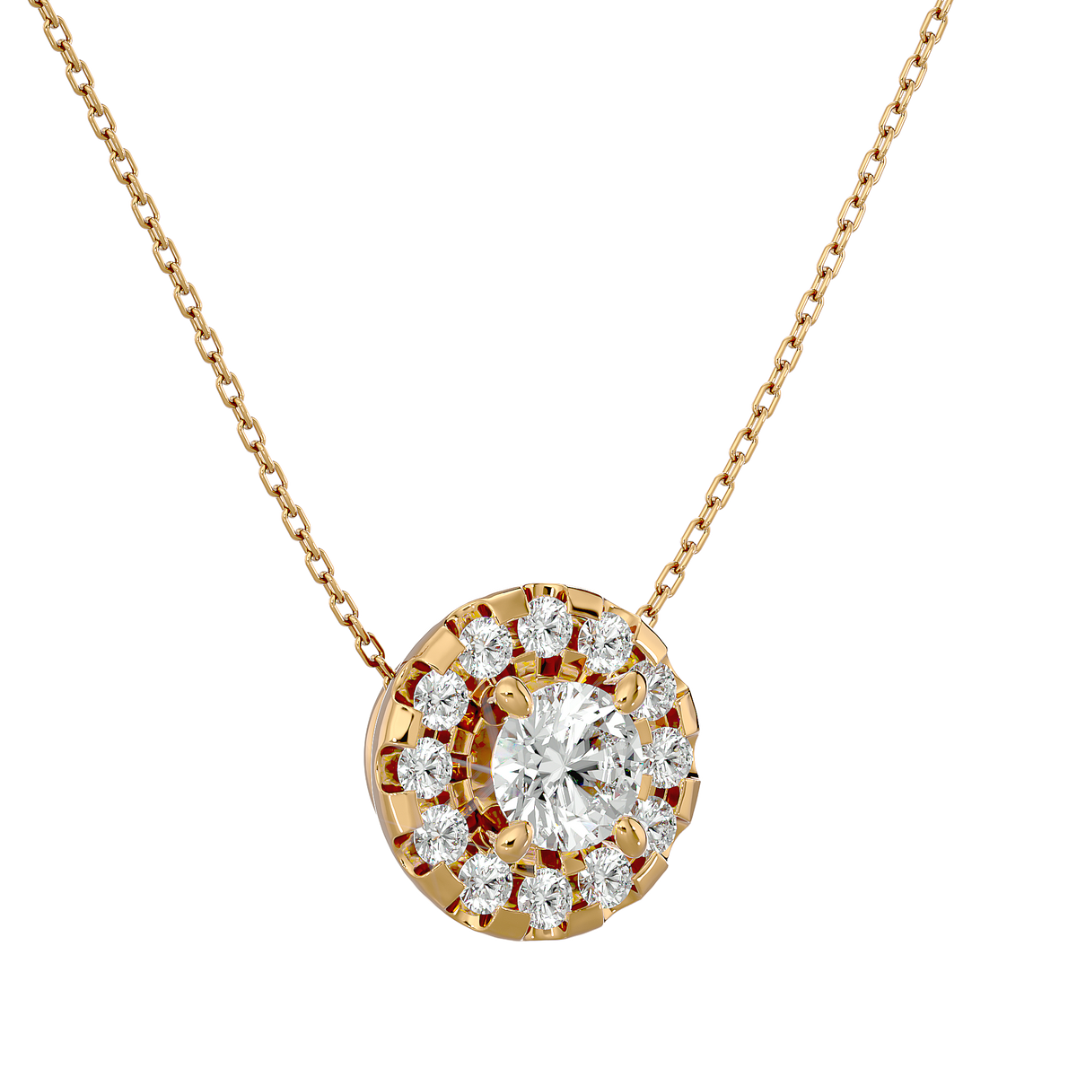 Jacqueline Solitaire Pendant