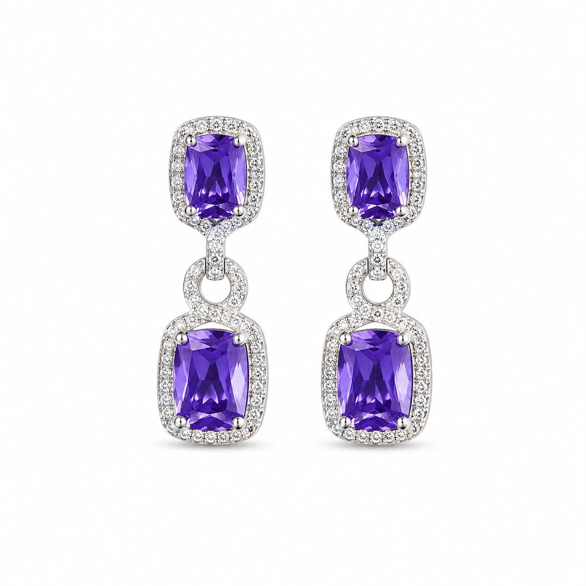Amara Violet Studs