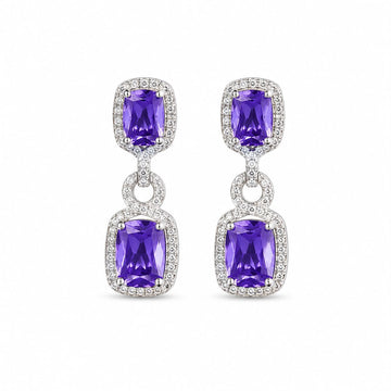 Amara Violet Studs