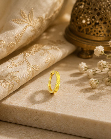 Golden Glimmer Hoop